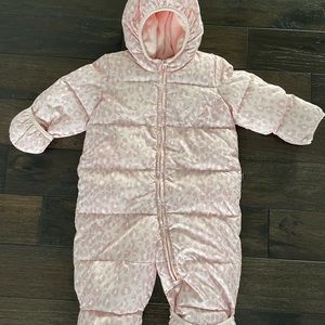Baby Snowsuit with rollover mittens and leg cuff